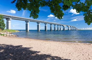 Ølandsbroen ved Kalmar, Sverige