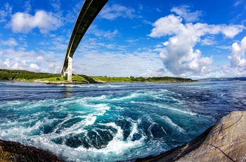 Saltstraumen nær Bodø i Norge