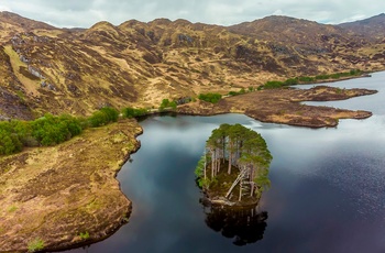 Øen Eilean na Moine i Loch Eilt - kendt fra Harry Potter