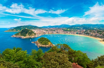 San Sebastian i Baskerlandet i det nordlige Spanien - lidt af en perle