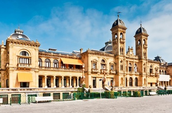 San Sebastian i Baskerlandet i det nordlige Spanien - Rådhuset