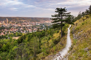 Vandring på SaaleHorizontale i Thüringen ved Jena