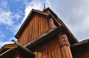 Torpo Stavkirke i Norge blev grundlagt omkring 1160