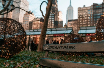 Jul i New York City - jul i Bryant Park