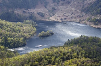 Dampskibet Sir Walter Scott på Loch Katerine Skotland