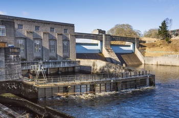 Pitlochry Dam & Fish Ladder Skotland