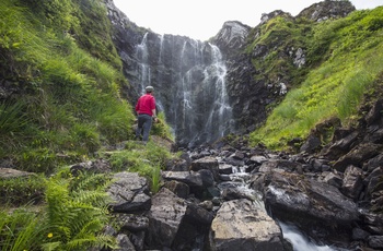 Clashnessie Waterfall, Assynt, Skotland