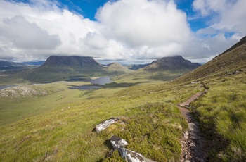 Stac Pollaidh nord for Ullapool, Skotland