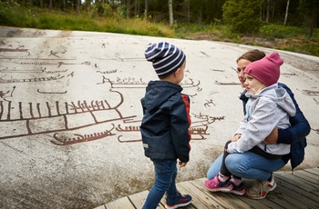 Helleristninger i Tanum, Vitlycke Museum, Sverige - Foto Jonas Ingman