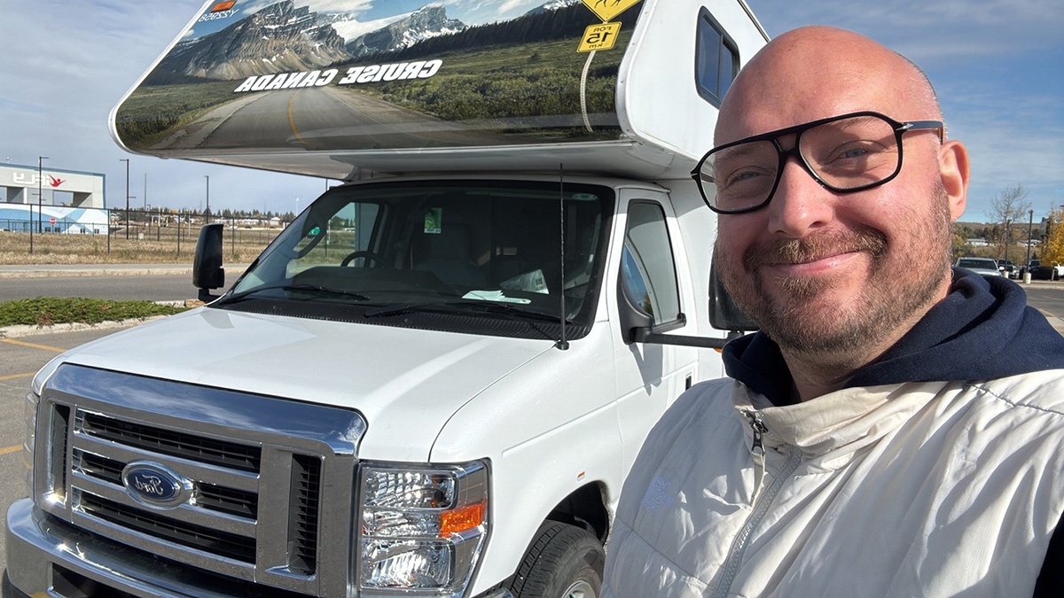 Martin i Canada i autocamper 0